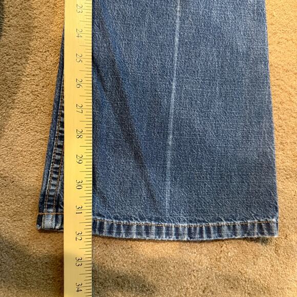 Vintage Guess Jeans BootCut Mens Cowboy Fading Made USA 29x32 10.5" Leg Opening - Picture 7 of 8